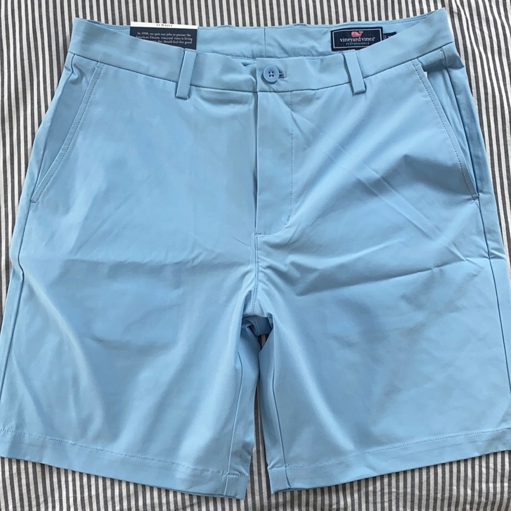 NWT Vineyard Vines Breaker Shorts 33 Blue